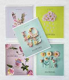 Зошит 36 аркушів У лінію Symphony flowers 3255(36л) Школярик