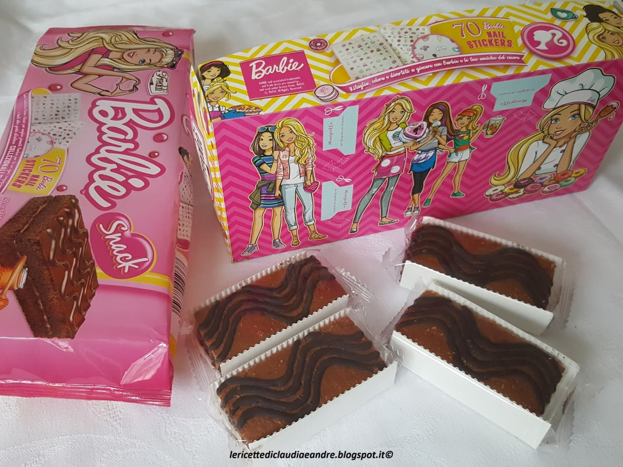Бисквитное пироженое Freddi Barbie cacao-honey 250g - фото 2 - id-p1915192715