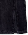 Ошатна джинсова спідниця міді за коліно Lady N чорного кольору, фото 6