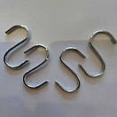 Гачки S-подібний Хромований Середній 7 см, фото 7