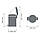 Бак для сміття Brabantia Pedal Bin 3 л чорний, фото 6