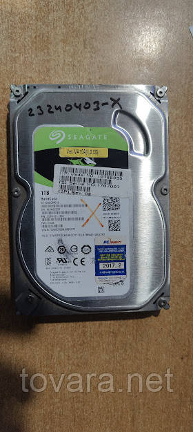 Жорсткий диск Вінчестер HDD 1 Tb / Тб Seagate Barracuda ST1000DM010 3.5" SATA3 No 23240403