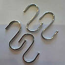 Гачки S-подібний Хромований Середній 7 см, фото 3