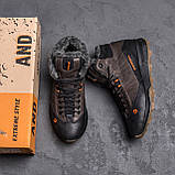 Черевики чоловічі зима на хутрі MERRELL шкіряні, коричневі високі черевики натуральна шкіра *М-05ш бот*, фото 7