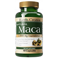 Maca 2000 mg Earth's Creation, 60 капсул