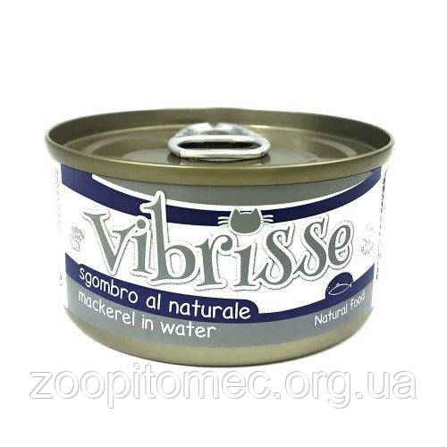 Корм консерву для кішок Vibrisse (Вібрисе) макрель, 70 г, фото 1