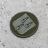 Шеврон НГУ Суми олива, фото 2