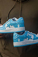 Лаковане взуття для чоловіків і жінок Бейп. Круті кросси унісекс BAPE STA Patent., фото 2