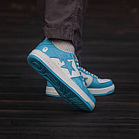 Лаковане взуття для чоловіків і жінок Бейп. Круті кросси унісекс BAPE STA Patent., фото 5