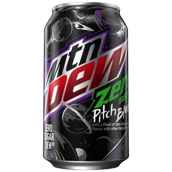 Газована вода Mountain Dew MTN Dew Pitch Black Zero Sugar 355 ml, фото 1