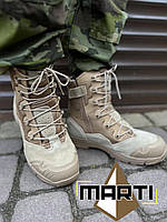 Чоловічі Тактичні черевики койот, Високі військові черевики, тактичні водонепроникні берці пісок