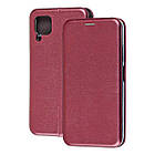 Чехол книжка для Samsung Galaxy M12 (M125) марсала, фото 7