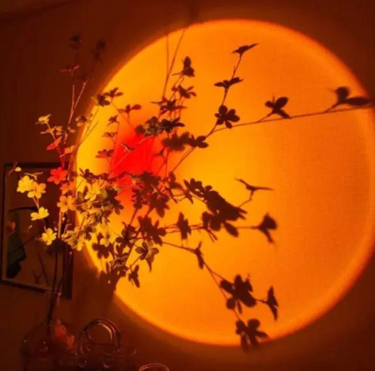 Проекционный светильник sunset lamp, Led sunset, Сансет лампа - фото 8 - id-p1915224760