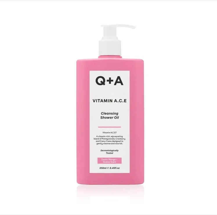 Вітамінізована олія для душу Q+A Vitamin A.C.E Cleansing Shower Oil (250ml)