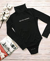 Жіноче боді з принтом feel the moment