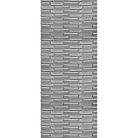 Самоклеючі 3д панелі кладка срібло 3080x700x5мм SW-00001760