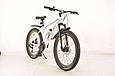 Гірський підлітковий велосипед S700 Mercury-OVERLORD 24 дюйми, Рама 14", 24 швидкості Білий, фото 2
