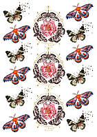 Вафельная картинка Бабочки № 7
