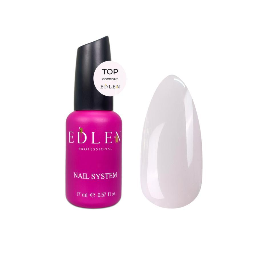Топ без липкого шару Edlen Сoconut, 17 мл, фото 1