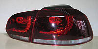 Задние фары альтернативная тюнинг оптика фонари LED на Volkswagen Golf 6 08-12 Фольксваген Гольф 3