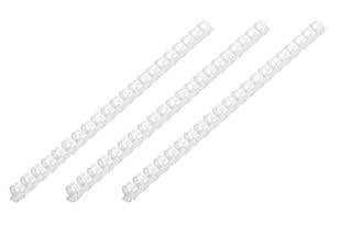2E Пластикові пружини для біндера, 8мм, білі, 100шт