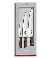 Кухонний набір ножів Victorinox Wood Carving Set 3 ножі дерево (5.1050.3G)