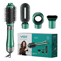 Фен-щетка для волос VGR V-493 Зеленый EL0227