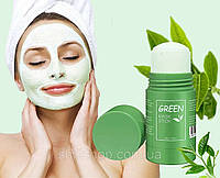 Глиняна маска для Глибокого очищення та суйняття Пор з екстрактом зеленого чаю Green Mask Stick PAQIMAN
