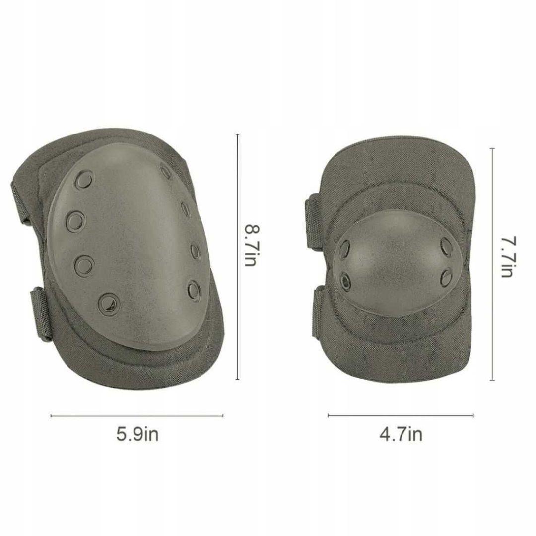 Тактический комплект Combat Knee Elbow Pads для защиты колен и локтей масла - фото 3 - id-p1915251658