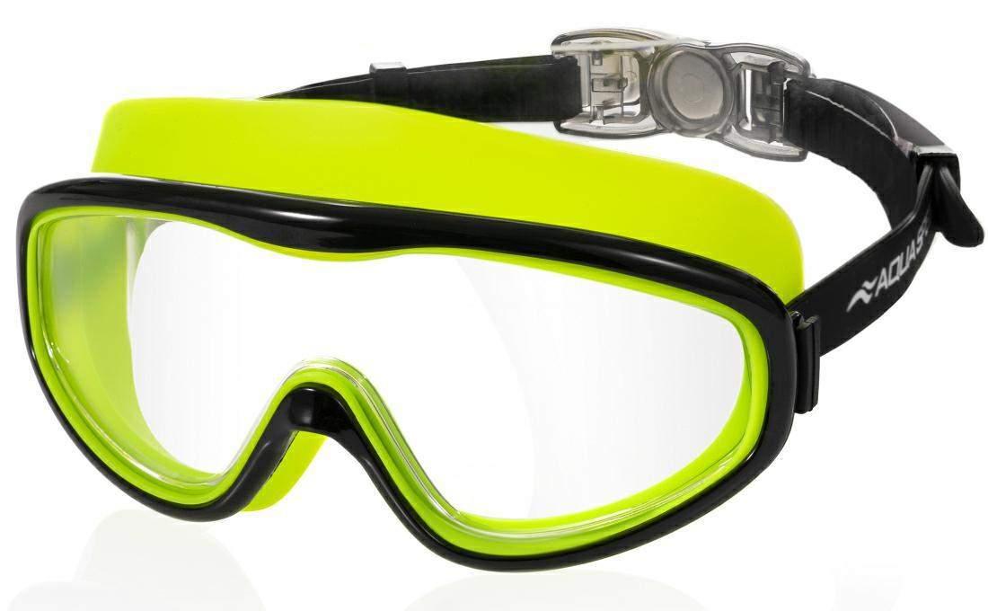 Окуляри для плавання Aqua Speed TIVANO 9245 жовтий, чорний Уні OSFM (235-38)