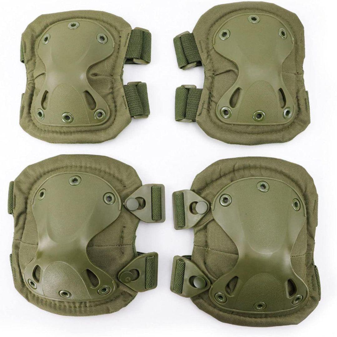 Тактический комплект для защиты колен и локтей Олива - фото 3 - id-p1915253696