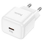 Сетевое зарядное устройство Hoco N32 Glory PD30W single port charger(EU) (Білий), фото 2