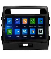 Штатная автомагнитола с навигацией GPS для автомобилей Toyota Land Cruiser 200 2008-2015 на 10" Android 10.1