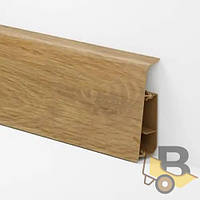 Плінтус підлоговий пластиковий Salag Lima 69 Natural Burbon Oak 22x72x2500