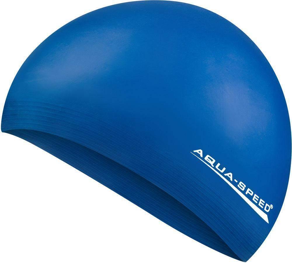 Шапка для плавання Aqua Speed SOFT LATEX 5725 темно-синій Уні OSFM (122-02)