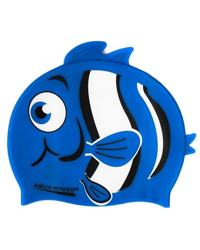 Шапка для плавання Aqua Speed ZOO NEMO 5757 синя рибка дит OSFM (115-10-nemo)
