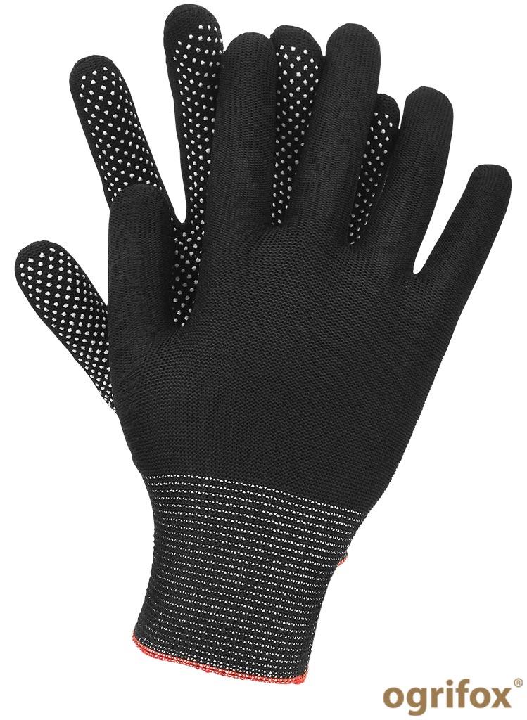 Рукавички виготовлені з поліестеру з точково-сторонній OX-DOTUA BW, фото 1