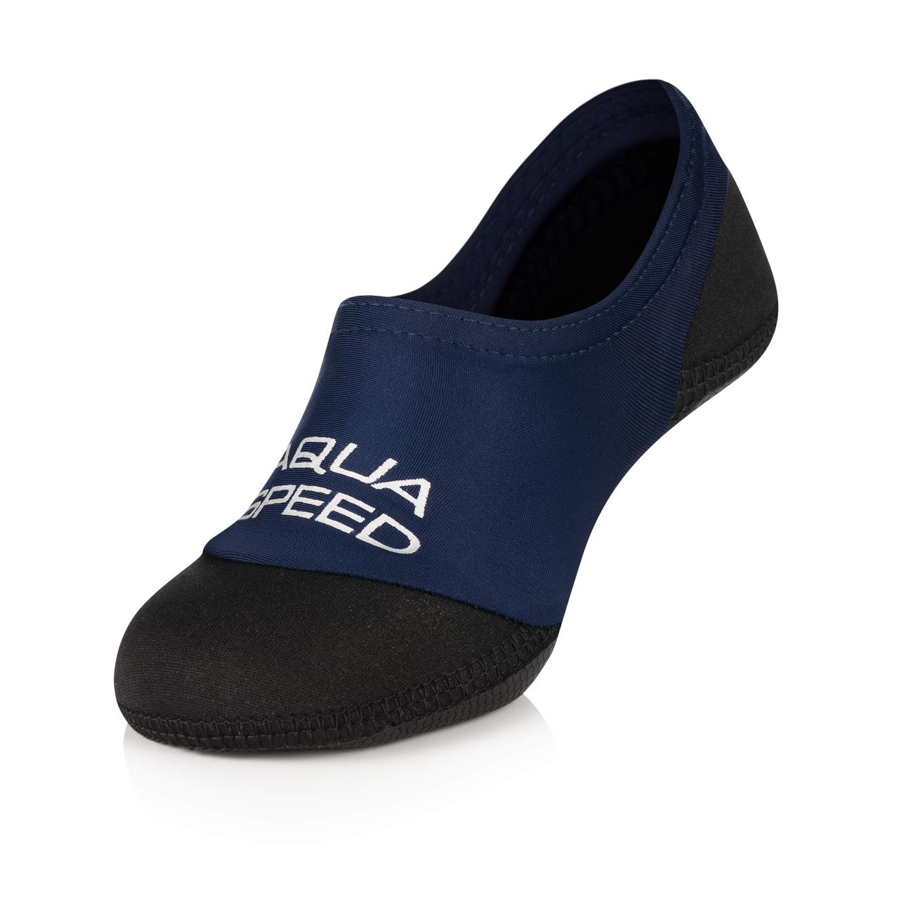 Шкарпетки для басейну Aqua Speed NEO SOCKS 6840 чорний, синій дит 30-31 (177-10-30-31)