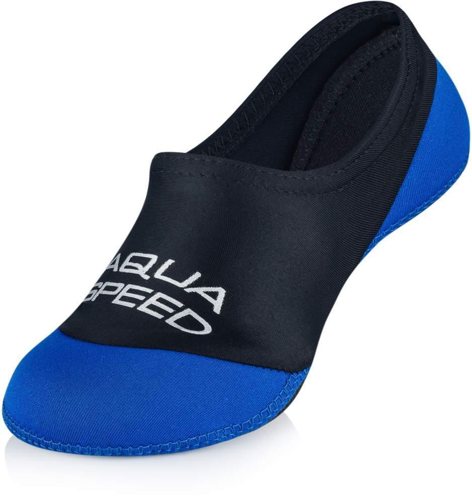Шкарпетки для басейну Aqua Speed NEO SOCKS 7388 чорний, синій дит 34-35 (177-11-34-35)