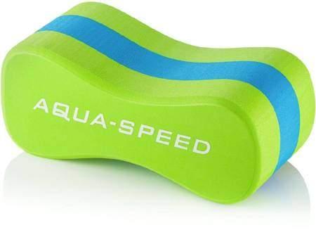Колобашка для плавання Aqua Speed ​​JUNIOR 3 LAYESR PULLBUOY 7308 зелений, блакитний Уні 20x8х10см (149-04), фото 1