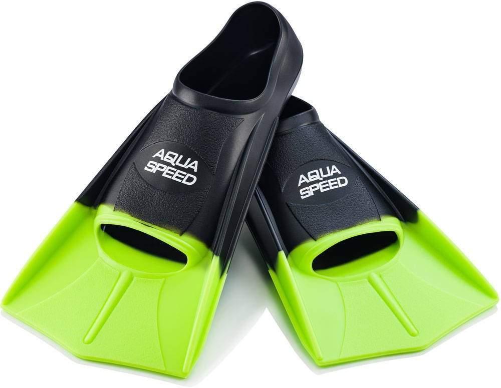 Ласти Aqua Speed ​​TRAINING FINS 5630 чорний, зелений дит 33-34 (137-38-33-34)