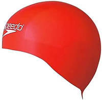 Шапка для плавання Speedo CAN AQUA V CAP AU червоний, білий Уні OSFM (8-08775F744)