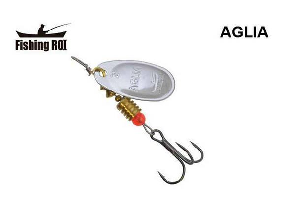 Блешня риболовна (для спінінгу) Aglia 8gr 001 SF0533-8-001 ТМ FISHING ROI FG, фото 1