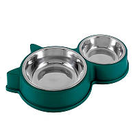 Миска для кошек Taotaopets 132215 Green с металлической миской 7шт