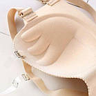 Бюстгальтер з регульованою спинкою Безшовний Classic, гладкий бюстгальтер з пуш ап з регульованою спиною, фото 3