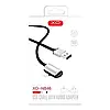 Кабель XO NB46 2in1 USB-Lightning+Lightning Audio Data cable 2,4 А 1М Срібний, фото 2