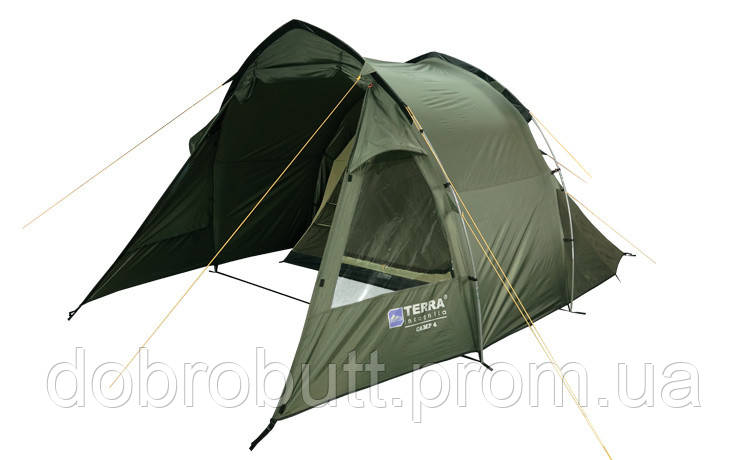 Палатка Terra Incognita Camp 4 Зеленый (TI-03378) DT, код: 1210581 - фото 1 - id-p1915269956