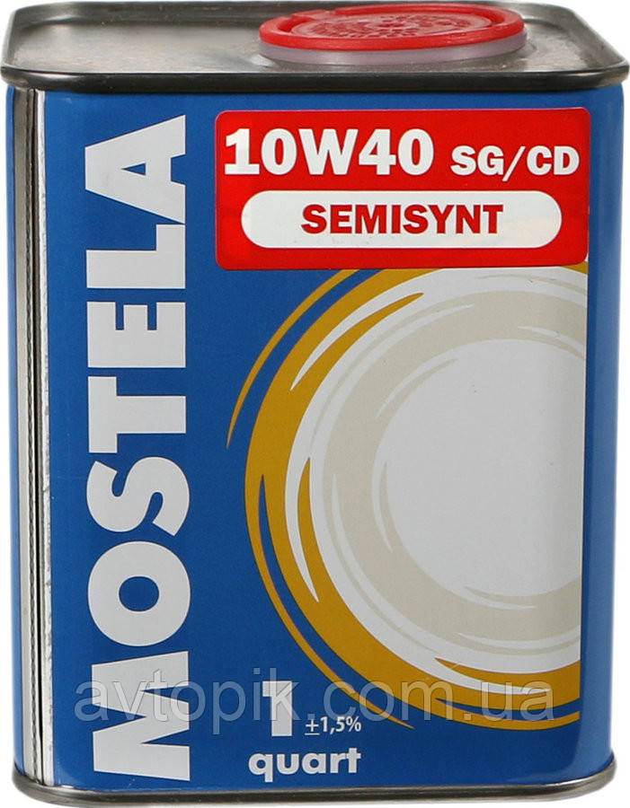 Моторне масло Mostela Semisynt SG/CD 10W-40 (1л.)