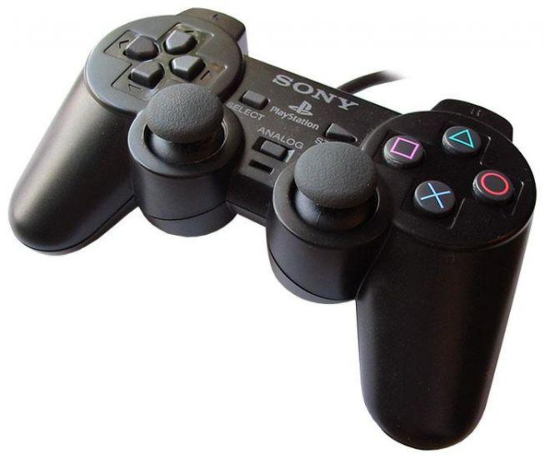 Джойстик ігровий PS2A Чорний | Провідний геймпад, фото 1