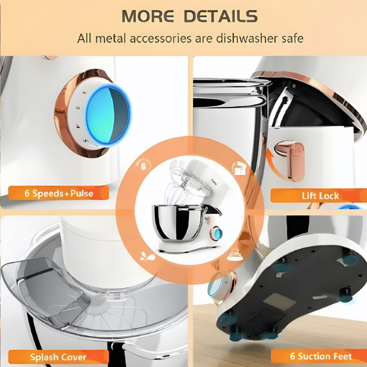 Купить Планетарные миксеры бытовые для дома Zurio SM-1550x Тестомес ...